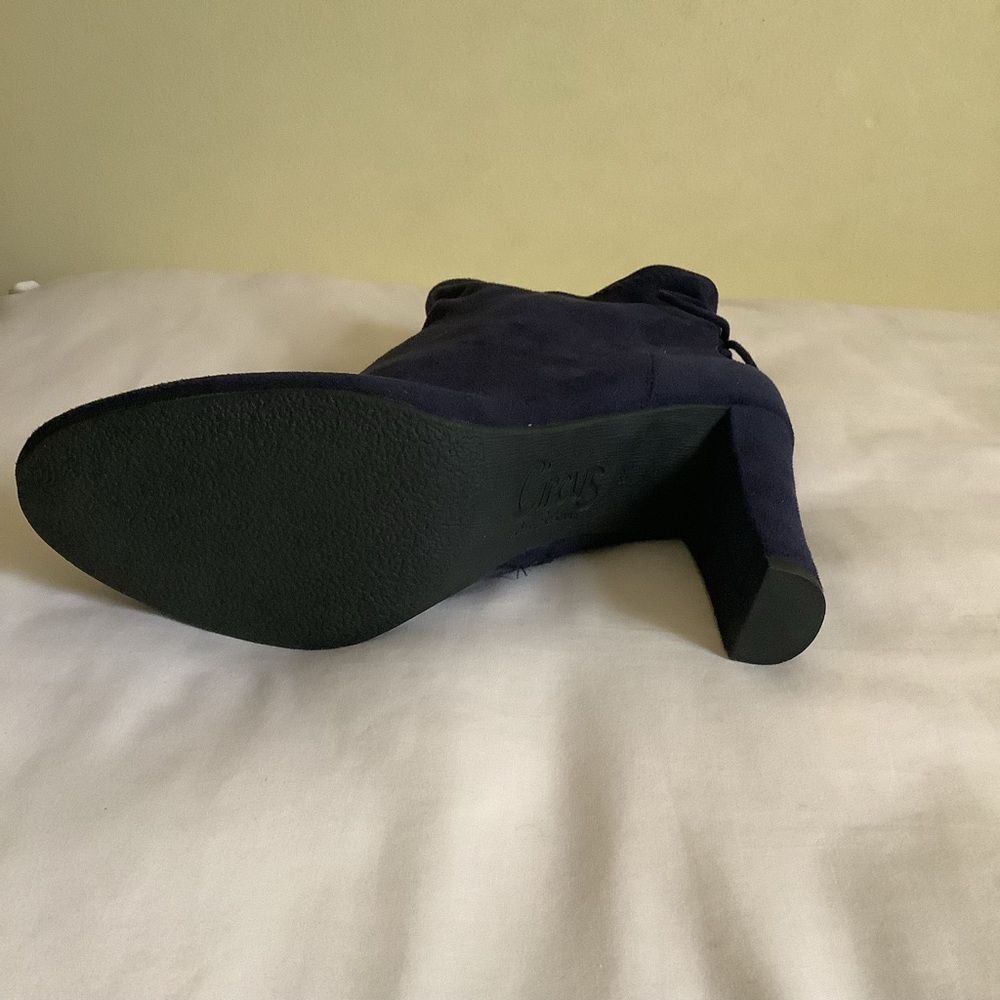 NWOT Sam Edelman Circus Navy Boots - Picture 4 of 10